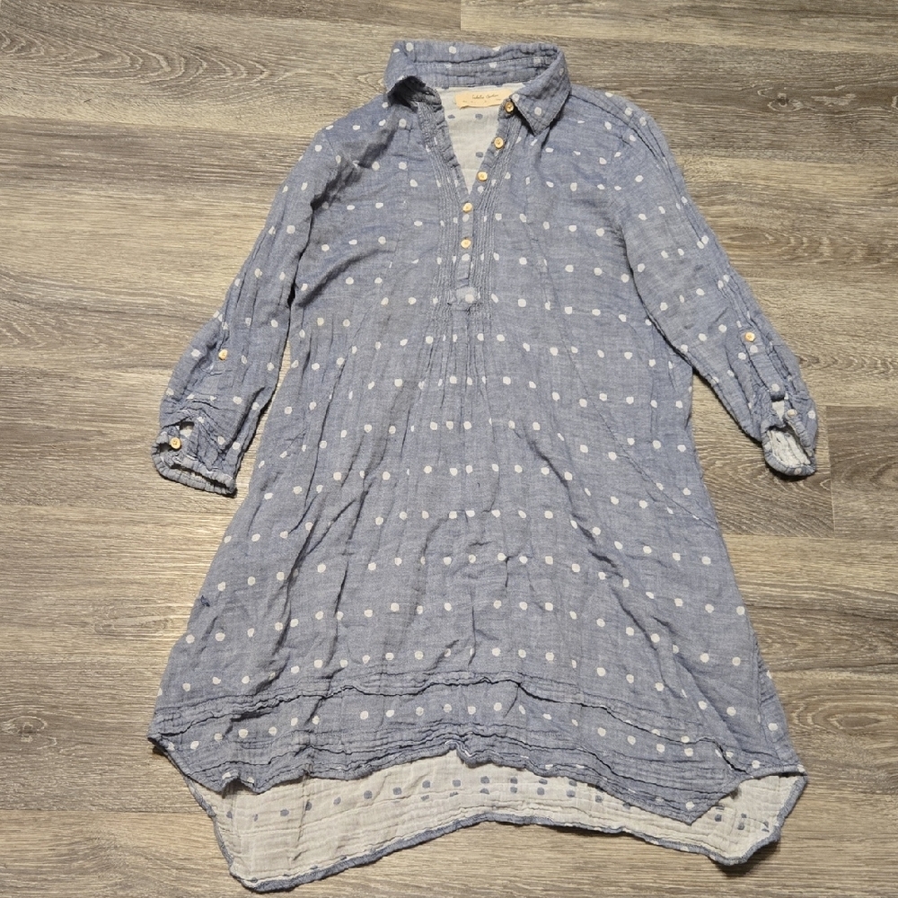 ANTHRO Isabella Sinclair Polka Dot Dress Sz Small